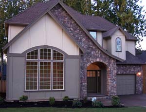 photo of a completed Peregrine home plan by Gertz Fine Homes